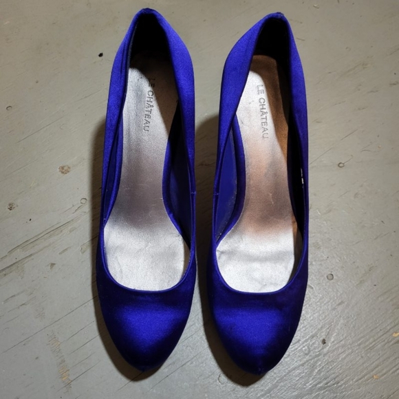 Le Chateau Bleu High Heels Size 9M - Picture 1 of 6